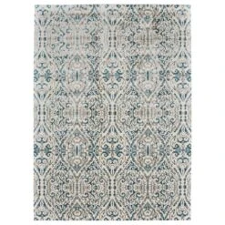 Feizy Rugs Keats 7'10" X 11' Turquoise Area Rug