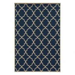 Oriental Weavers Riviera 4770L 1'9" X 3'9" Navy Scatter Rug
