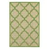 Oriental Weavers Cayman 660F 1'10" X 3'3" Sand/Green Scatter Rug -Home Decoration Series 2389379 1
