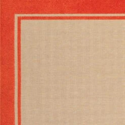 Oriental Weavers Cayman 5594Q 9'10" X 12'10" Sand And Orange Area Rug -Home Decoration Series 2389833 3
