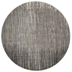 Nourison Twilight TWI14 8' Round Smoke Area Rug