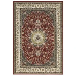 Oriental Weavers Kashan 119N1 2'3" X 7'6" Red Runner