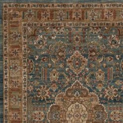 Karastan Spice Market Aksum 90933-50123 8' X 11' Aquamarine Area Rug -Home Decoration Series 2909606 3