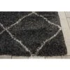 Nourison Brisbane BRI03 2'2" X 7'6" Charcoal Runner -Home Decoration Series 3083955 1