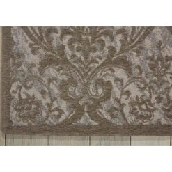 Nourison Damask DAS02 2'3" X 3'9" Grey Area Rug -Home Decoration Series 3093772 8