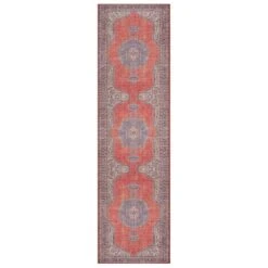 Momeni Afshar AFS-12 2'3" X 7'6" Red Runner