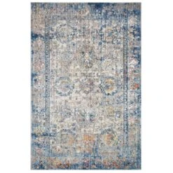 Loloi Medusa MED-04 2'4" X 4' Blue Scatter Rug