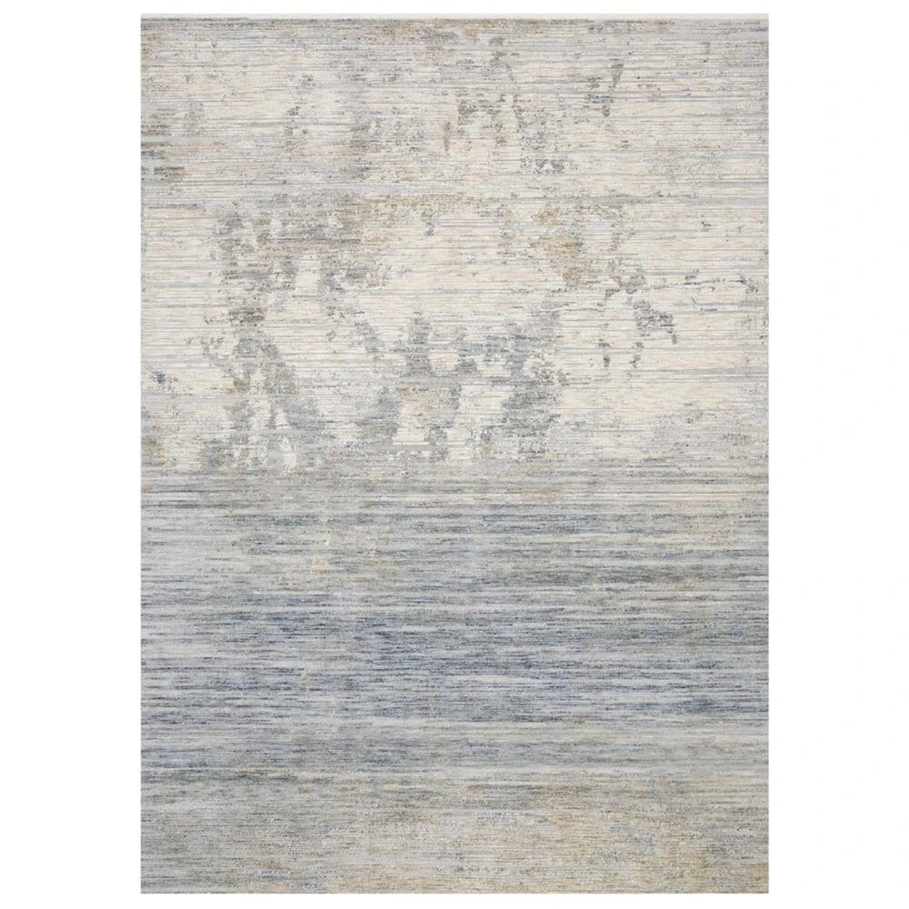 Loloi Pandora PAN-06 2'6" X 8' Ivory And Blue Runner 3 Loloi Pandora PAN-06 2'6" X 8' Ivory And Blue Runner