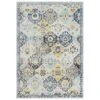 Surya Harput HAP-1072 7'10" X 10'3" Blue, Saffron And Teal Area Rug