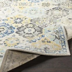 Surya Harput HAP-1072 7'10" X 10'3" Blue, Saffron And Teal Area Rug -Home Decoration Series 3625326 6