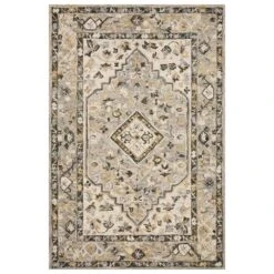 Loloi II Beatty BEA-01 2'6" X 7'6" Grey And Ivory Runner