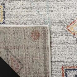 Safavieh Adirondack ADR208F 2'6" X 8' Light Grey And Red Runner -Home Decoration Series 3752096 4