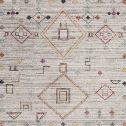 Safavieh Adirondack ADR208F 2'6" X 8' Light Grey And Red Runner -Home Decoration Series 3752096 5