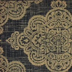 Oriental Weavers Marina 5929K 5'3" X 7'6" Black And Tan Area Rug -Home Decoration Series 3842004 4