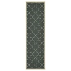 Oriental Weavers Marina 6025L 2'3" X 7'6" Grey And Ivory Runner