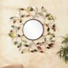 Southern Enterprises Decorative Leaf Wall Mirror 1 Southern Enterprises Decorative Leaf Wall Mirror -Home Decoration Series 39098082 1