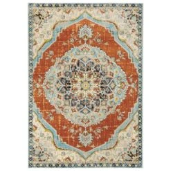 Oriental Weavers Xanadu 1332Q 2'3" X 7'6" Orange Runner