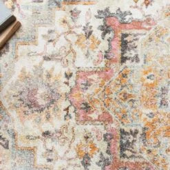 Loloi Clara CLA-01 7'10" X 10'6" Ivory And Charcoal Area Rug -Home Decoration Series 4100436 4