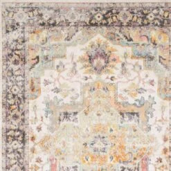 Loloi Clara CLA-01 7'10" X 10'6" Ivory And Charcoal Area Rug -Home Decoration Series 4100436 6