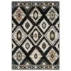 Oriental Weavers Georgia Southwest 605F0 5'3" X 7'3" Charcoal And Ivory Area Rug -Home Decoration Series 4338853 1