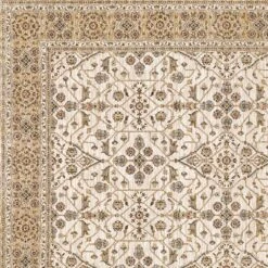 Oriental Weavers Maharaja Domica 1J 2'3" X 7'6" Ivory And Gold Scatter Rug -Home Decoration Series 4464758 3