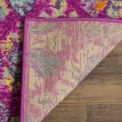 Safavieh Madison MAD144F 2'3" X 3'11" Fuchsia And Blue Scatter Rug -Home Decoration Series 4498327 3
