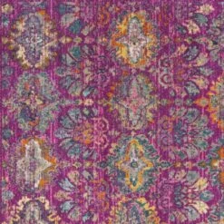 Safavieh Madison MAD144F 2'3" X 3'11" Fuchsia And Blue Scatter Rug -Home Decoration Series 4498327 4