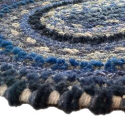Capel Bayview 0036-470 3' X 5' Oval Twilight Blue Area Rug -Home Decoration Series 4520757 4