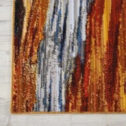 Nourison Chroma CRM04 4' X 6' Lava Flow Area Rug -Home Decoration Series 4557478 3