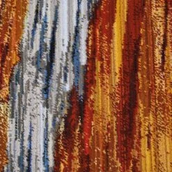 Nourison Chroma CRM04 4' X 6' Lava Flow Area Rug -Home Decoration Series 4557478 6