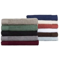 Timberlake Lavish Home Ribbed 100% Cotton 10 Piece Towel Set -Home Decoration Series 45810637 5