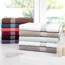 Timberlake Lavish Home Rio 8 Piece 100% Cotton Towel Set -Home Decoration Series 45810678 4