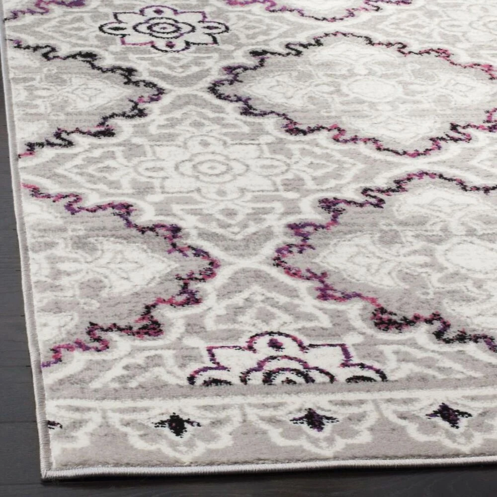 Safavieh Skyler SKY199P 4' X 6' Gray And Pink Area Rug 4 Safavieh Skyler SKY199P 4' X 6' Gray And Pink Area Rug - Image 2
