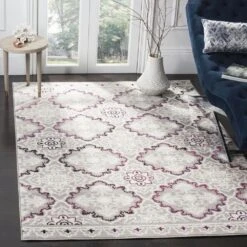 Safavieh Skyler SKY199P 4' X 6' Gray And Pink Area Rug 9 Safavieh Skyler SKY199P 4' X 6' Gray And Pink Area Rug -Home Decoration Series 4583227 3