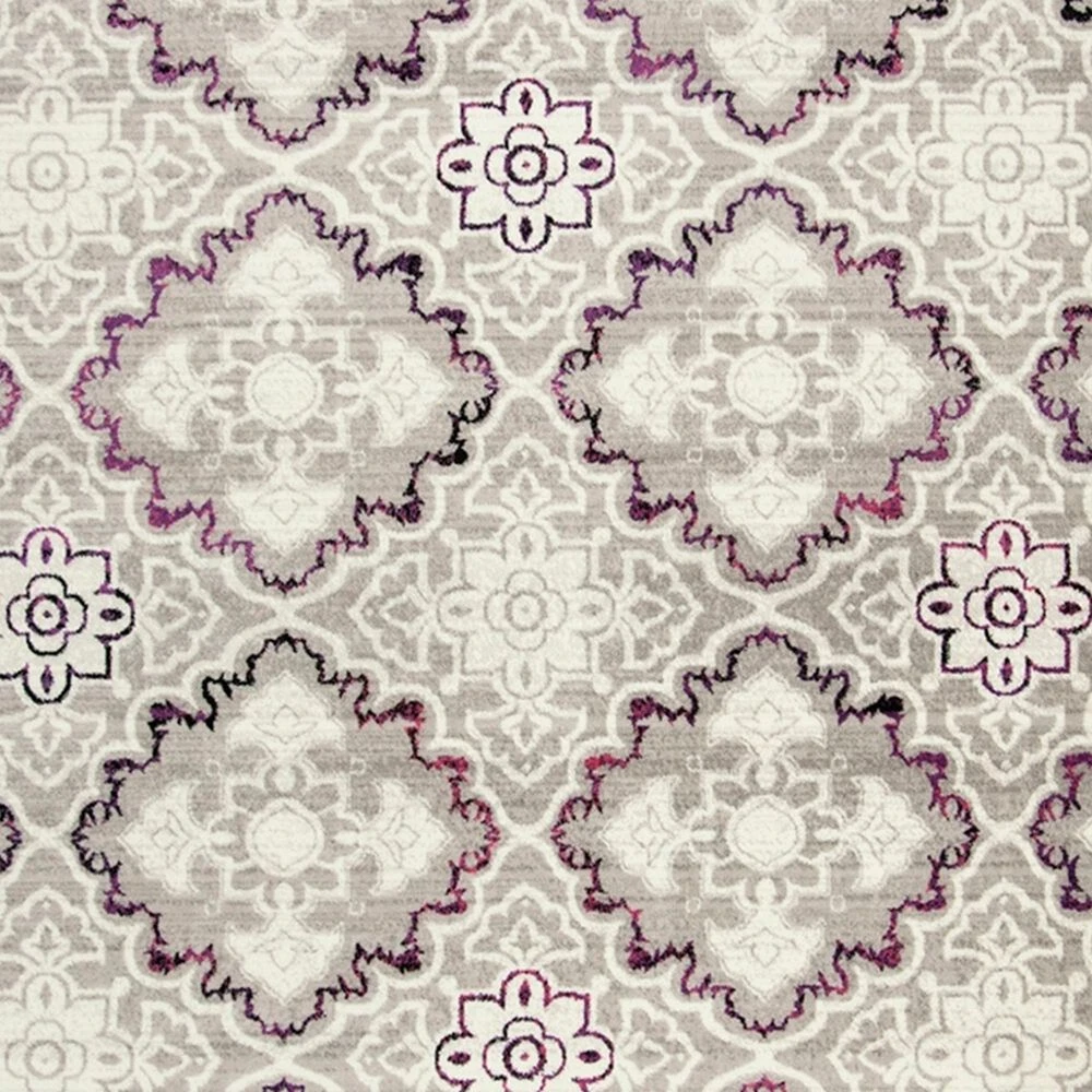 Safavieh Skyler SKY199P 4' X 6' Gray And Pink Area Rug 7 Safavieh Skyler SKY199P 4' X 6' Gray And Pink Area Rug - Image 5