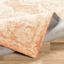 Surya Granada GND-2301 2'6" X 10' Rust, Peach And Khaki Runner Rug -Home Decoration Series 4604247 3