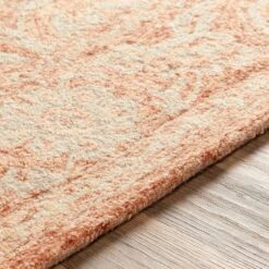 Surya Granada GND-2301 2'6" X 10' Rust, Peach And Khaki Runner Rug -Home Decoration Series 4604247 4