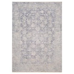 Surya Presidential PDT-2317 5' X 8' Blue, Gray And Ivory Area Rug