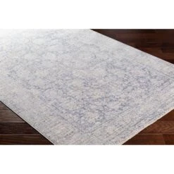 Surya Presidential PDT-2317 5' X 8' Blue, Gray And Ivory Area Rug -Home Decoration Series 4634780 3