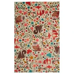 Karastan Prismatic 10' X 14' Blue, Green, Beige And Pink Kids Area Rug