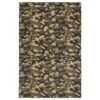 Karastan Prismatic 3'4" X 5' Seaweed Kids Area Rug -Home Decoration Series 4663193 1