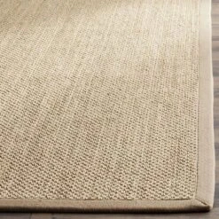 Safavieh Natural Fiber NF141B 10' Square Maize And Linen Area Rug 13 Safavieh Natural Fiber NF141B 10' Square Maize And Linen Area Rug -Home Decoration Series 4694545 4