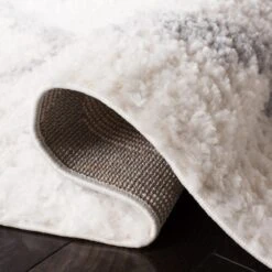 Safavieh Parma Shag PMA521A 8' X 10' Cream And Grey Area Rug -Home Decoration Series 4767044 5