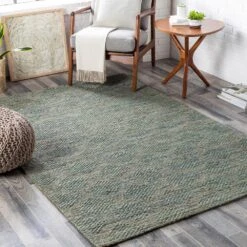 Surya Trace 8'10" X 12' Sage And Camel Area Rug -Home Decoration Series 4833424 2