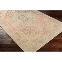 Surya Unique UNQ-2305 5' X 7'6" Pink, Lime, Charcoal And Green Area Rug -Home Decoration Series 4847580 3
