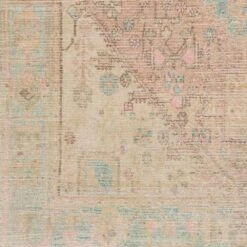 Surya Unique UNQ-2305 5' X 7'6" Pink, Lime, Charcoal And Green Area Rug -Home Decoration Series 4847580 8