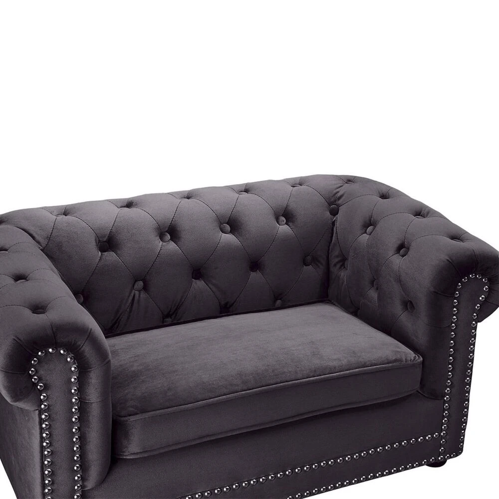 Tov Furniture Husky Grey Pet Bed 6 Tov Furniture Husky Grey Pet Bed - Image 4