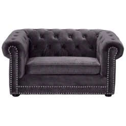 Tov Furniture Husky Grey Pet Bed 14 Tov Furniture Husky Grey Pet Bed -Home Decoration Series 48509756 5