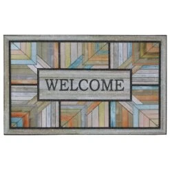 Karastan Doorscapes 1'6" X 2'6" Brown Door Mat