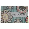 Mohawk Doorscapes 1'6" X 2'6" Blue Door Mat -Home Decoration Series 4899235 1